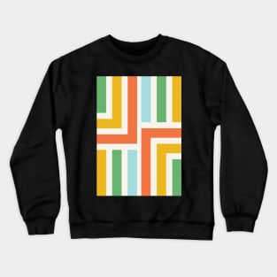 Colorful Rainbow Pattern Crewneck Sweatshirt